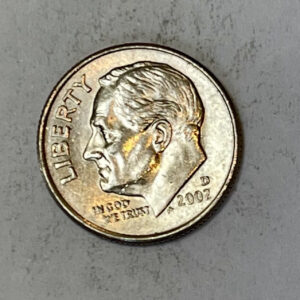“2002 D USA 1 Dime”