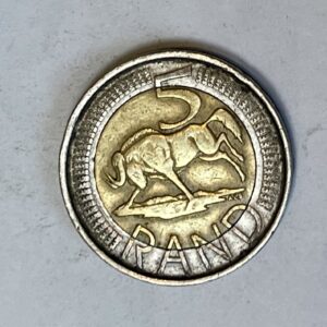 2007 South Africa Bimetallic 5 Rand