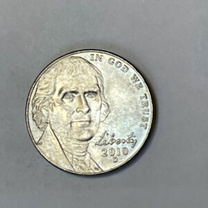 “2010 D USA 5 Cents”