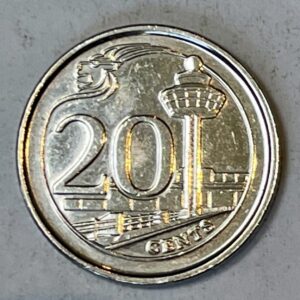 2013 Singapore 20 cents
