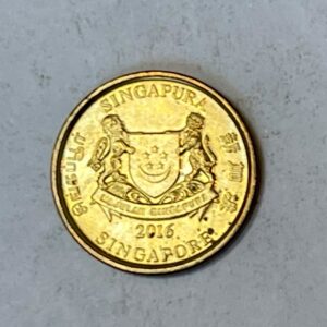 2016 Singapore 5 cents