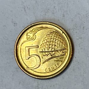 2016 Singapore 5 cents