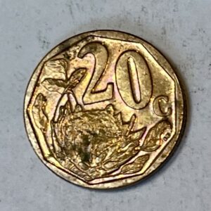 2016 South Africa 20 cents