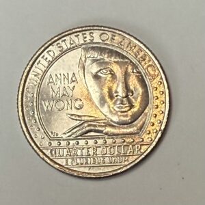 “2022-P “LGF” USA Anna May Wong ¼  Dollar”