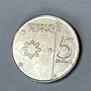 2017 Philippine 5 Centavos