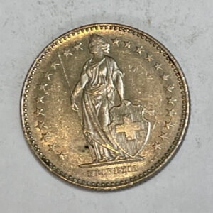 1991 Switzerland 2 Franc.