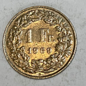 1969 Switzerland 1 Franc