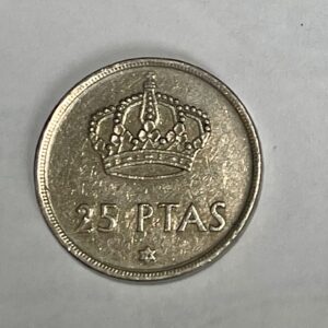 1975 King Juan Carlos I Spain 25 Pesetas