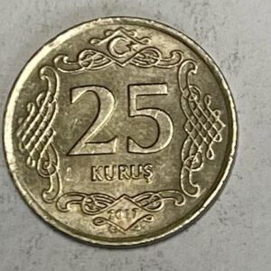 2017 Turkey 25 Kurus