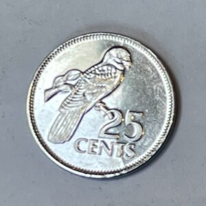 2012 Seychelles 25 cents
